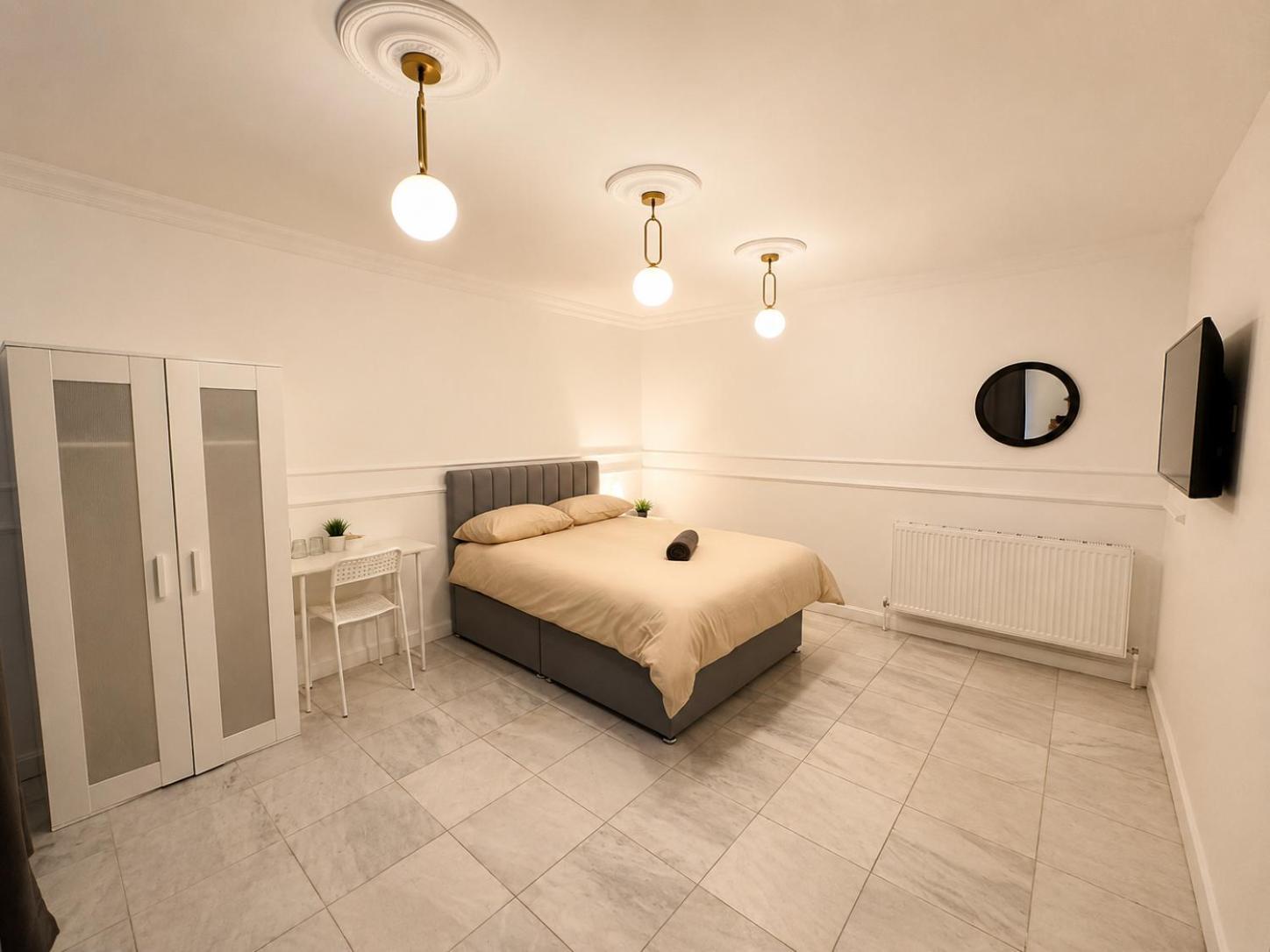 Family Room with Shared Bathroom